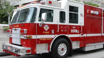 Parked Fire Truck